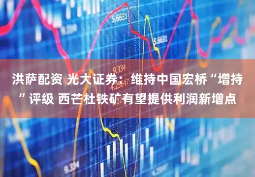 洪萨配资 光大证券：维持中国宏桥“增持”评级 西芒杜铁矿有望提供利润新增点