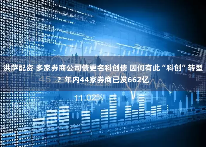洪萨配资 多家券商公司债更名科创债 因何有此“科创”转型？年内44家券商已发662亿