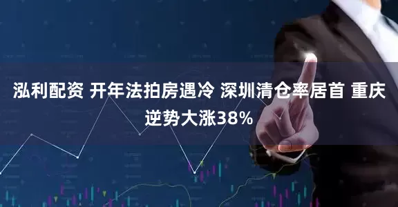 泓利配资 开年法拍房遇冷 深圳清仓率居首 重庆逆势大涨38%